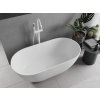 MEXEN - Rimini volně stojící vana z litého mramoru 150 x 75 cm, bílá mat 57241507500