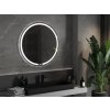 MEXEN - Rose zrcadlo s osvětlením, 90 cm, LED 600 9810-090-090-611-00