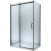 MEXEN/S - OMEGA sprchový kout 120x70, transparent, černá 825-120-070-70-00