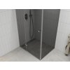 MEXEN/S - ROMA sprchový kout 80x70, grafit, chrom 854-080-070-01-40