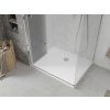 MEXEN/S - Sprchový kout zalamovací Lima 90x80, sklo čiré, chrom + vanička 856-090-080-00-00-4010