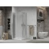MEXEN/S - Sprchový kout zalamovací Lima 90x90, sklo čiré, chrom + vanička 856-090-090-00-00-4010