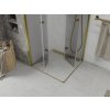 MEXEN/S - Lima Duo sprchový kout 80 x 80, transparent, zlato 856-080-080-50-00-02