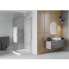 MEXEN/S - Rio čtvercový sprchový kout 80 x 80, dekor, chrom + vanička Rio 860-080-080-01-20-4510