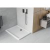 MEXEN/S - Flat sprchová vanička obdélníková slim 100 x 70, bílá + černý sifon 40107010B