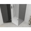 MEXEN/S - Roma sprchový kout 80x90, grafit, chrom + bílá vanička se sifonem 854-080-090-01-40-4010