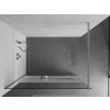 MEXEN/S - KIOTO Sprchová zástěna WALK-IN s poličkou a držákem ručníků 70 x 200, transparent/matné sklo 8 mm, chrom 800-070-121-01-35
