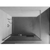 MEXEN/S - KIOTO Sprchová zástěna WALK-IN s poličkou a držákem ručníků 80 x 200, transparent/černá 8 mm, chrom 800-080-121-01-70
