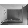 MEXEN/S - KIOTO Sprchová zástěna WALK-IN s poličkou a držákem ručníků 80 x 200, transparent/bílý dekor 8 mm, chrom 800-080-121-01-85