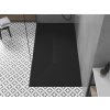 MEXEN/S - Toro obdélníková sprchová vanička SMC 150 x 70, černá, mřížka černá 43707015-B