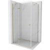 MEXEN/S - Roma sprchový kout 100 x 90, transparent, zlatá - 854-100-090-50-00 854-100-090--50-00