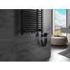 MEXEN/S - Mars radiátor + topná tyč 700 x 400 mm, 300 W, černá W110-0700-400-6300-70