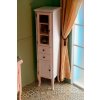 RETRO skříňka vysoká 40x170x36cm, starobílá, levá