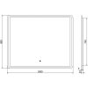 MEXEN - Zusa zrcadlo s osvětlením 100 x 80 cm, LED 600 9808-100-080-611-00
