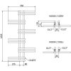 MEXEN/S - Jari radiátor + topná tyč 1005 x 550 mm, 300 W, bílá W115-1005-550-2300-20