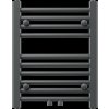 MEXEN - Ares otopný žebřík/radiátor 500 x 400 mm, 179 W, antracit W102-0500-400-00-66