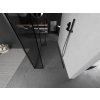 MEXEN/S - Kioto Sprchová zástěna WALK-IN volněstojící 100 x 30 x 30, černý vzor, černá 800-100-030-222-70-70-030