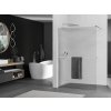MEXEN/S - Kioto+ Sprchová zástěna WALK-IN s poličkou a držákem ručníků 90 x 200, proužky 8 mm, chrom 800-090-121-01-09