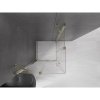 MEXEN/S - Velar Duo čtvercový sprchový kout 80 x 80, transparent, zlatá 871-080-080-02-50