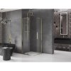 MEXEN/S - Velar Duo čtvercový sprchový kout 80 x 80, transparent, zlatá 871-080-080-02-50