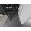 MEXEN/S - Kioto Sprchová zástěna WALK-IN 90 x 90 cm, černý vzor, bílá 800-090-212-20-70-090
