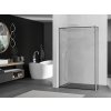 MEXEN/S - Kioto Sprchová zástěna WALK-IN 90 x 40 cm, černý vzor, bílá 800-090-212-20-70-040