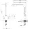 MEXEN/S - Andres granitový dřez s odkapávačem včetně baterie Duero, černá/stříbrná 6515-73-671600-70-B  DOPRAVA ZDARMA