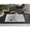 MEXEN/S - Pablo granitový dřez s odkapávačem včetně baterie Duo, bílá 6510-20-671701-57-B  DOPRAVA ZDARMA