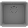 DEANTE - Momi metallic grey Granitový dřez, 1-bowl ZKM_S10A