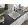 MEXEN - Vito granitový dřez 1 520x490 mm, bílá 6503521000-20