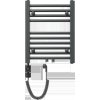 MEXEN/S - Ares radiátor + topná tyč 500 x 400 mm, 300 W, antracit W102-0500-400-2300-66