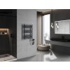 MEXEN/S - Ares radiátor + topná tyč 700 x 500 mm, 300 W, antracit W102-0700-500-2300-66