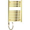 MEXEN/S - Uran radiátor + topná tyč 800 x 500 mm, 300 W, zlatá W105-0800-500-2300-50