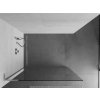 MEXEN/S - Kioto L Sprchová zástěna WALK-IN 85 x 200, transparent, chrom 800-085-103-01-00