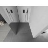 MEXEN/S - Kioto L Sprchová zástěna WALK-IN 80 x 200, zrcadlové, černá 800-080-103-70-50