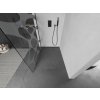MEXEN/S - Kioto L Sprchová zástěna WALK-IN 90 x 200 cm, bílý vzor, černá 800-090-103-70-97