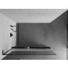 MEXEN/S - Kioto+ L Sprchová zástěna WALK-IN s poličkou a držákem ručníků 80 x 200 cm, transparent/dekor, černá - 800-080-123-70-30 800-080-123-70-35