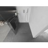 MEXEN/S - Kioto+ L Sprchová zástěna WALK-IN s poličkou a držákem ručníků 100 x 200, proužky, chrom 800-100-123-01-09