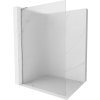 MEXEN/S - Kioto L Sprchová zástěna WALK-IN 90 x 200 cm, proužky, chrom 800-090-103-01-09