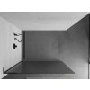 MEXEN/S - Kioto L Sprchová zástěna WALK-IN 90 x 200 cm, proužky, černá 800-090-103-70-09
