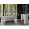 MEXEN - Como volně stojící vana litý mramor 150 x 82 cm, bílá mat 57311508200
