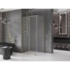 MEXEN/S - Velar sprchový kout, posuvné dveře 110 x 85 cm, dekor, zlato 871-110-085-31-50