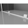 MEXEN/S - Velar Sprchová zástěna posuvná Walk-in 70 x 200 cm, grafit 8 mm, bílá 871-070-000-43-20