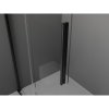 MEXEN/S - Velar Sprchová zástěna posuvná Walk-in 80 x 200 cm, grafit 8 mm, černá 871-080-000-43-70