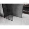 MEXEN/S - Velar Sprchová zástěna posuvná Walk-in 80 x 200 cm, grafit 8 mm, černá 871-080-000-43-70