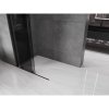 MEXEN/S - Velar Sprchová zástěna posuvná Walk-in 80 x 200 cm, grafit 8 mm, černá 871-080-000-43-70