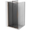 MEXEN/S - Velar Sprchová zástěna posuvná Walk-in 90 x 200 cm, grafit 8 mm, měď kartáčovaná 871-090-000-43-65