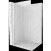 MEXEN/S - Velar Sprchová zástěna posuvná Walk-in 110 x 200 cm, dekor 8 mm, bílá 871-110-000-33-20