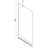 MEXEN/S - Cube obdélníková vana 170 x 80 cm s panelem + vanová zástěna 70 cm, černá vzor 550517080X9507007077
