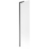 MEXEN/S - Next L vanová zástěna FIX 70 x 150 cm, dekor, černá 895-070-000-03-30-70
